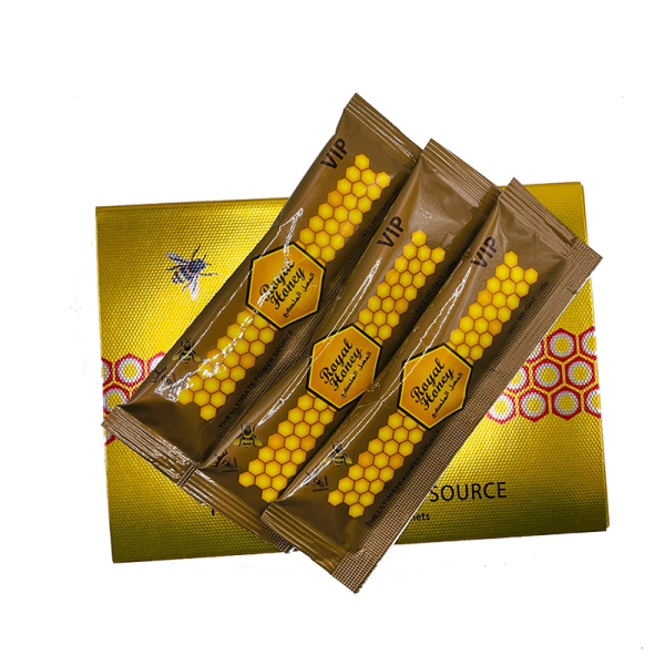 1-1.png 20 Gram 'V.,I.,P' Original "Royal" .Honey - 24 Sachets